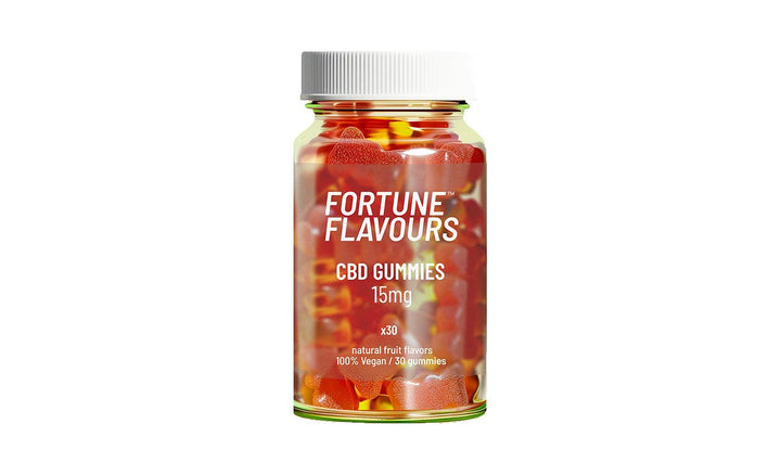 Fortune Flavours CBD gummies 15mg jar - 30 fruit gummies