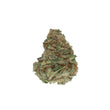 Load image into Gallery viewer, This image displays a Banana Kush CBD Flower Strain. The CBD flower is shown in a compact, cone-shaped form with a rich green color on a white background
